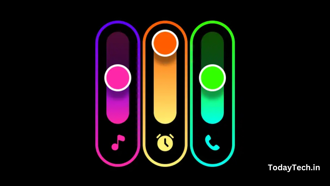 Neon LED Volume Control App